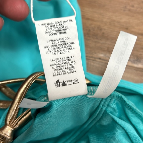 NWT Bleu Rod Beattie Let's Get Knotty Lace-up One-Piece Swimsuit Sz 6 - Picture 6 of 7